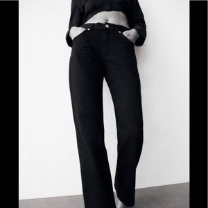 Zara barrel leg jeans